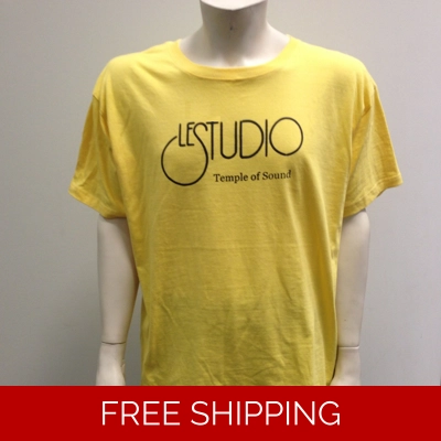 Le Studio Yellow shirt Black Front Logo Le Studio Yellow shirt Black Front Logo